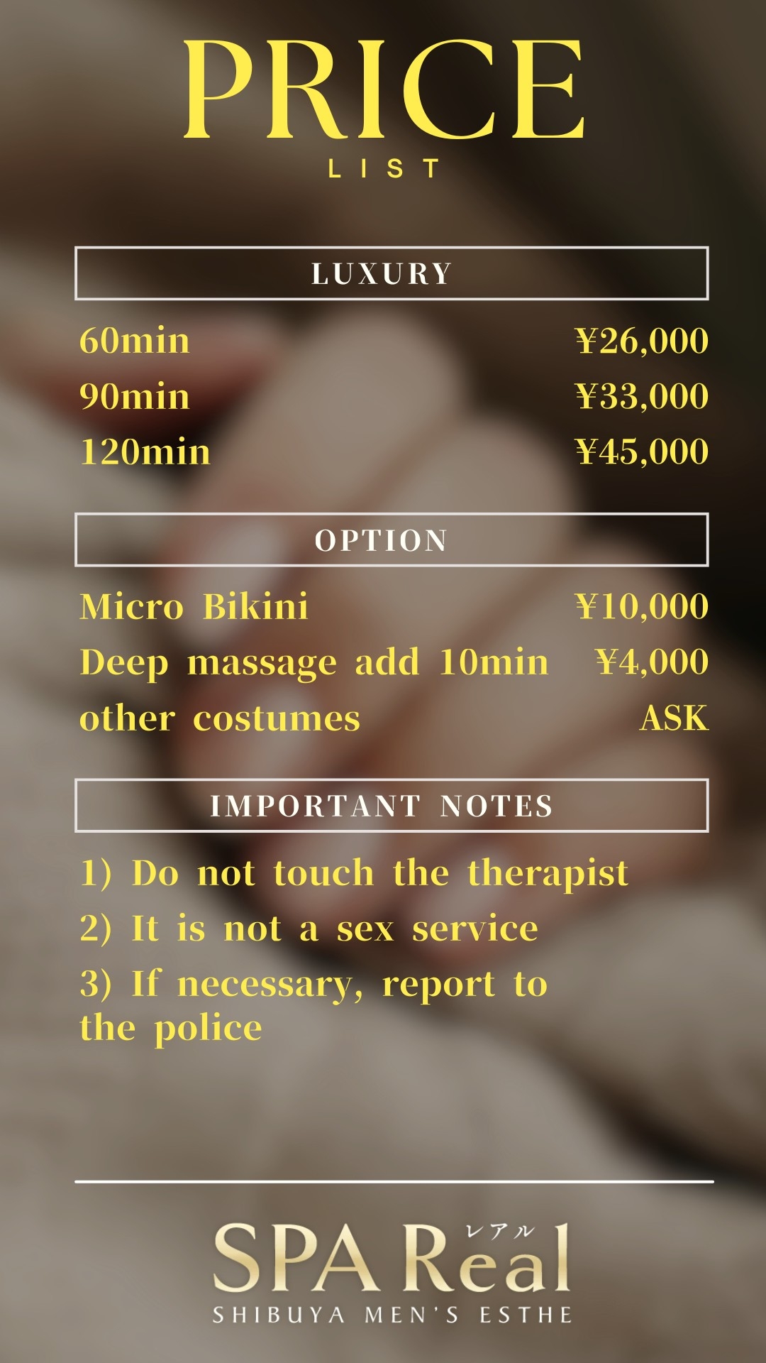 SPA Real course & fee